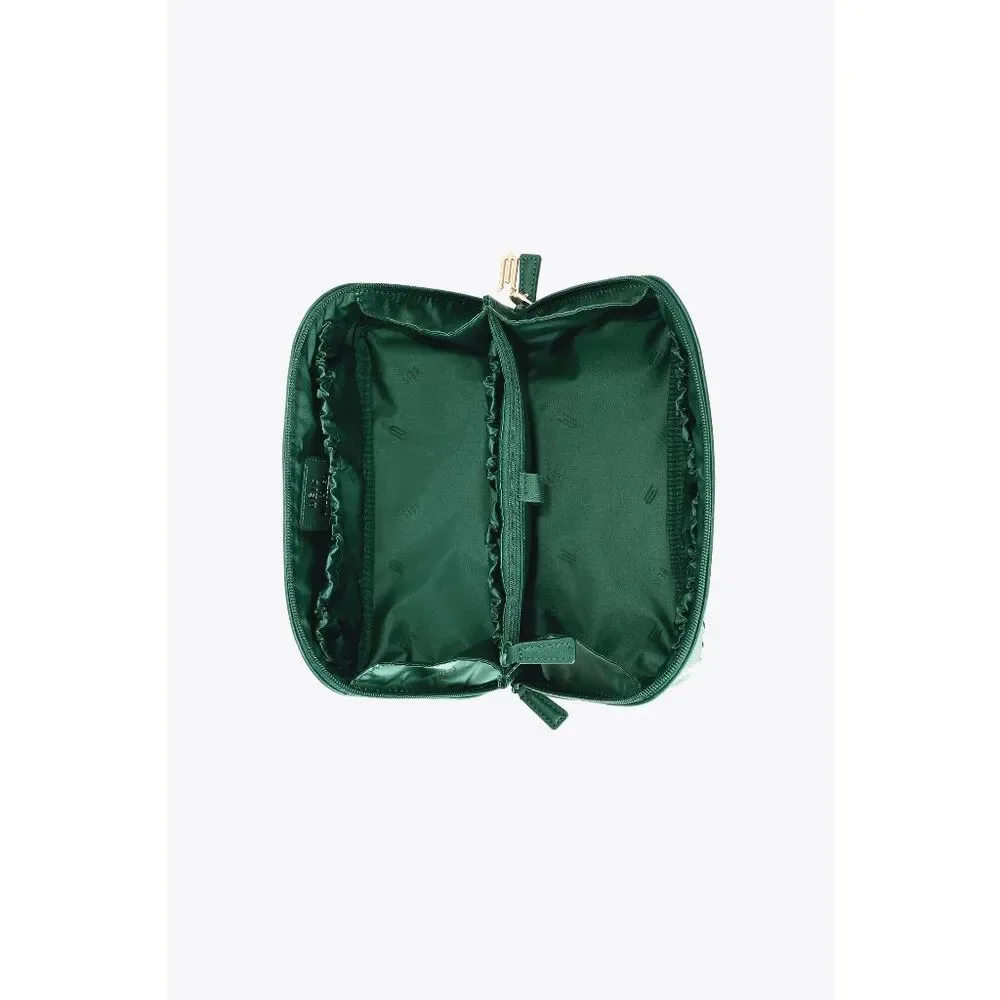 NWT Beis x Wicked Toiletry Kit Cosmetic Bag In Wicked Green